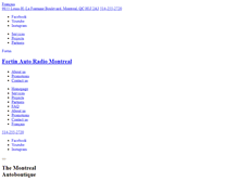 Tablet Screenshot of fortinautoradio.com